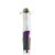 Pleaser FLAMINGO-1020HG Bottines à plateforme Vernis Paillettes Blanc Bigarré EU-35/US-5