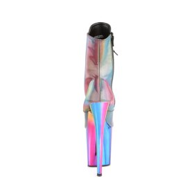 Pleaser FLAMINGO-1020RC Bottines à plateforme Réflexion Chrome Bigarré EU-36/US-6