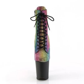 Pleaser FLAMINGO-1020RS Bottines à plateforme Strass Bigarré EU-35/US-5
