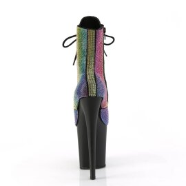 Pleaser FLAMINGO-1020RS Bottines à plateforme Strass Bigarré EU-36/US-6
