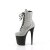 Pleaser FLAMINGO-1020RS Bottines à plateforme Strass Argent EU-38/US-8