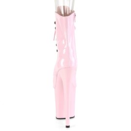 Pleaser FLAMINGO-1021 Bottines à plateforme Vernis Rose EU-41/US-11