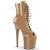 Pleaser FLAMINGO-1021 Bottines à plateforme Vernis Caramel EU-42/US-12