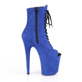 Pleaser FLAMINGO-1021FS Bottines à plateforme Daim synthétique Bleu EU-38/US-8