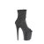 Pleaser FLAMINGO-1031GM Bottines à plateforme Strass Paillettes Noir Argent EU-40/US-10