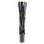 Pleaser FLAMINGO-1050 Bottines à plateforme Vernis Noir EU-37/US-7