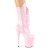 Pleaser FLAMINGO-1050 Bottines à plateforme Vernis Rose EU-42/US-12