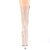 Pleaser FLAMINGO-1050 Bottines à plateforme Vernis Beige EU-40/US-10