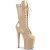 Pleaser FLAMINGO-1050 Bottines à plateforme Vernis Beige EU-41/US-11