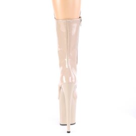 Pleaser FLAMINGO-1050 Bottines à plateforme Vernis Beige EU-37/US-7
