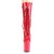 Pleaser FLAMINGO-1050 Bottines à plateforme Vernis Rouge EU-40/US-10