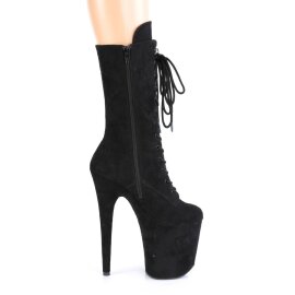 Pleaser FLAMINGO-1050FS Bottines à plateforme Daim synthétique Noir EU-35/US-5