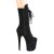 Pleaser FLAMINGO-1050FS Bottines à plateforme Daim synthétique Noir EU-35/US-5