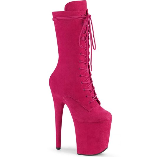 Pleaser FLAMINGO-1050FS Bottines à plateforme Daim synthétique Rose EU-36/US-6