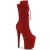 Pleaser FLAMINGO-1050FS Bottines à plateforme Daim synthétique Rouge EU-42/US-12