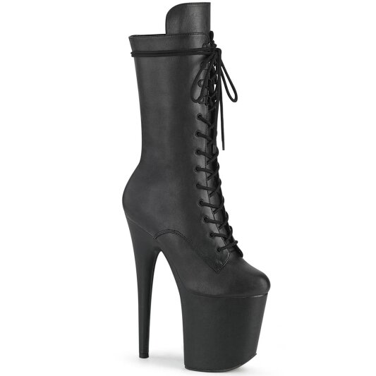 Pleaser FLAMINGO-1050WR Bottines à plateforme Cuir synthétique Noir EU-35/US-5