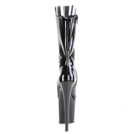 Pleaser FLAMINGO-1051 Bottines à plateforme Vernis Noir EU-35/US-5