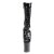 Pleaser FLAMINGO-1051 Bottines à plateforme Vernis Noir EU-37/US-7