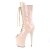 Pleaser FLAMINGO-1051 Bottines à plateforme Vernis Beige EU-42/US-12