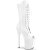 Pleaser FLAMINGO-1051 Bottines à plateforme Vernis Blanc EU-37/US-7
