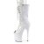 Pleaser FLAMINGO-1051 Bottines à plateforme Vernis Blanc EU-37/US-7