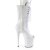 Pleaser FLAMINGO-1051 Bottines à plateforme Vernis Blanc EU-38/US-8