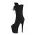 Pleaser FLAMINGO-1051FS Bottines à plateforme Daim synthétique Noir EU-35/US-5