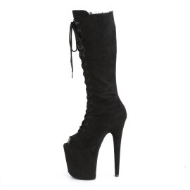 Pleaser FLAMINGO-2051FS Bottines à plateforme Daim synthétique Noir EU-38/US-8