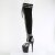Pleaser FLAMINGO-3027SP Bottes cuissardes à plateforme Serpent Noir EU-40/US-10