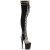 Pleaser FLAMINGO-3027SP Bottes cuissardes à plateforme Serpent Noir EU-41/US-11
