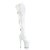 Pleaser FLAMINGO-3028 Bottes cuissardes à plateforme Vernis Blanc EU-37/US-7