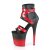 Pleaser FLAMINGO-800-15 Bottines à plateforme Cuir synthétique Rouge Noir EU-37/US-7