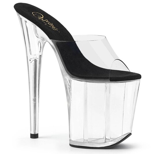 Pleaser FLAMINGO-801 Mules à plateforme Transparent EU-35/US-5