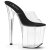 Pleaser FLAMINGO-801 Mules à plateforme Transparent EU-35/US-5