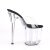 Pleaser FLAMINGO-801 Mules à plateforme Transparent EU-35/US-5