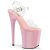 Pleaser FLAMINGO-808 Sandales à plateforme Transparent Rose EU-38/US-8