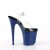 Pleaser FLAMINGO-808 Sandales à plateforme Transparent Bleu EU-35/US-5