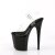 Pleaser FLAMINGO-808CRS-2 Sandales à plateforme Strass Transparent Noir EU-35/US-5
