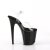 Pleaser FLAMINGO-808CRS-2 Sandales à plateforme Strass Transparent Noir EU-35/US-5