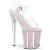 Pleaser FLAMINGO-808G Sandales à plateforme Paillettes Transparent Rose EU-35/US-5