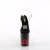 Pleaser FLAMINGO-808NLFL Sandales à plateforme Transparent Noir EU-35/US-5