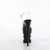 Pleaser FLAMINGO-808NLHS Sandales à plateforme Transparent Noir EU-35/US-5