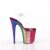 Pleaser FLAMINGO-808RBG Sandales à plateforme Paillettes Transparent Bigarré EU-35/US-5