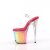 Pleaser FLAMINGO-808RG-02 Sandales à plateforme Paillettes Transparent Bigarré EU-35/US-5