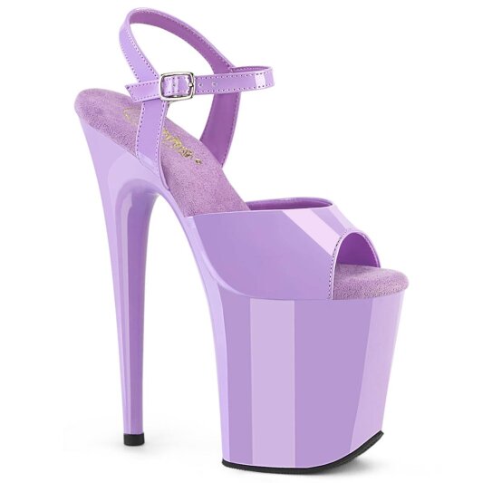 Pleaser FLAMINGO-809 Sandales à plateforme Vernis Violet EU-35/US-5