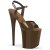 Pleaser FLAMINGO-809 Sandales à plateforme Vernis Moka EU-40/US-10