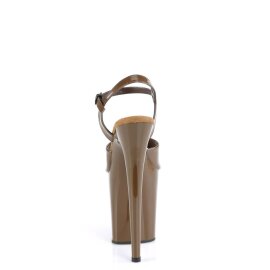 Pleaser FLAMINGO-809 Sandales à plateforme Vernis Moka EU-37/US-7
