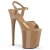 Pleaser FLAMINGO-809 Sandales à plateforme Vernis Caramel EU-38/US-8