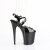 Pleaser FLAMINGO-824 Sandales à plateforme Vernis Noir EU-37/US-7