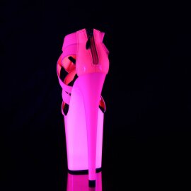 Pleaser FLAMINGO-869UV Sandales à plateforme Néon Rose EU-39/US-9